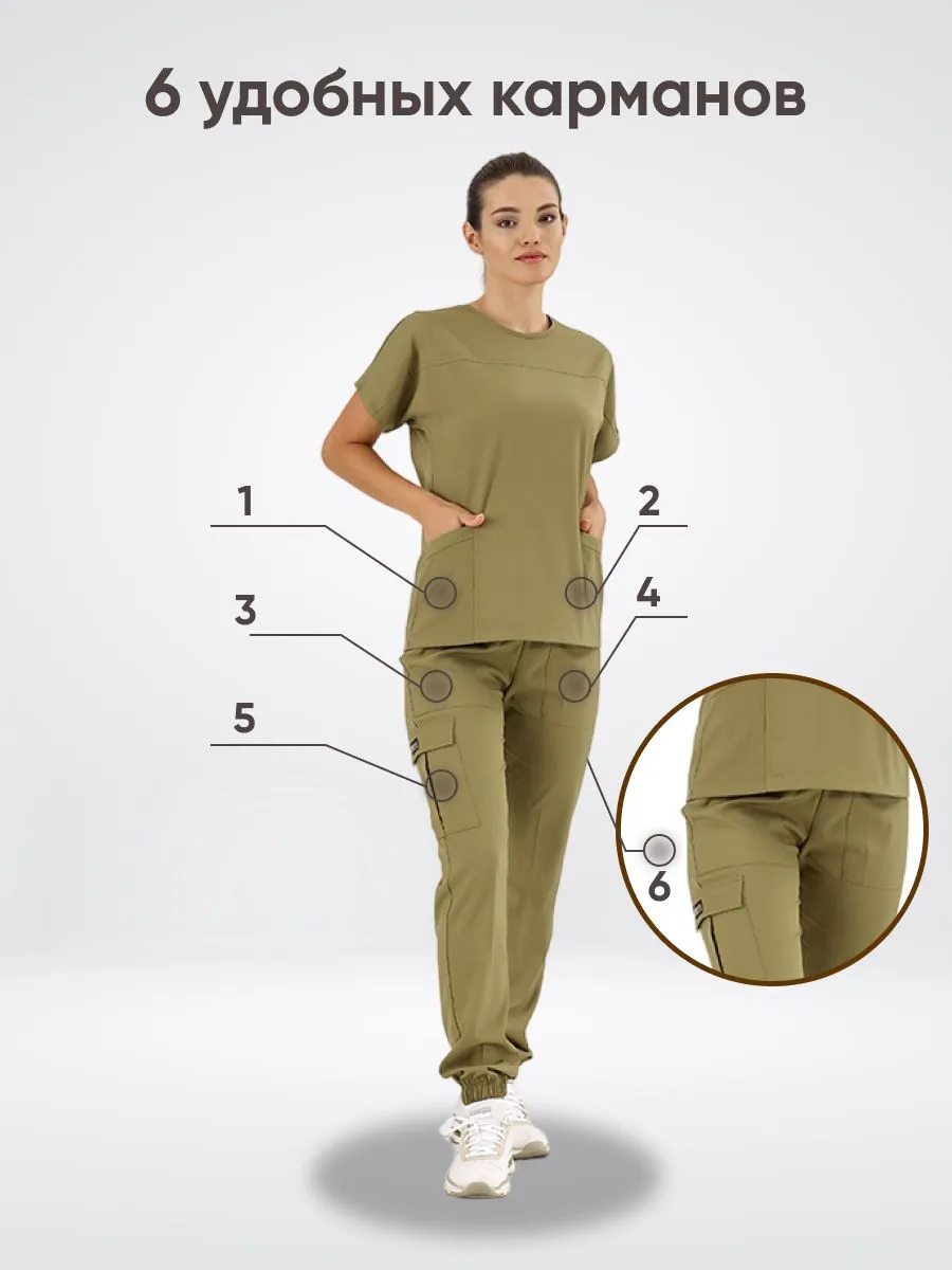 Костюм Basic Lux Lycra Хаки (Khaki) XXL